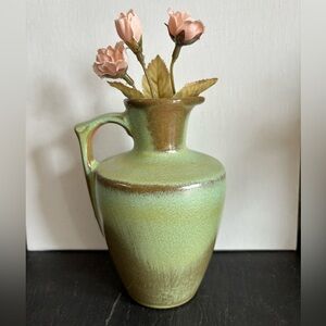 Vintage FRANKOMA Pottery Pitcher number 838, 5” high, no chips or cracks